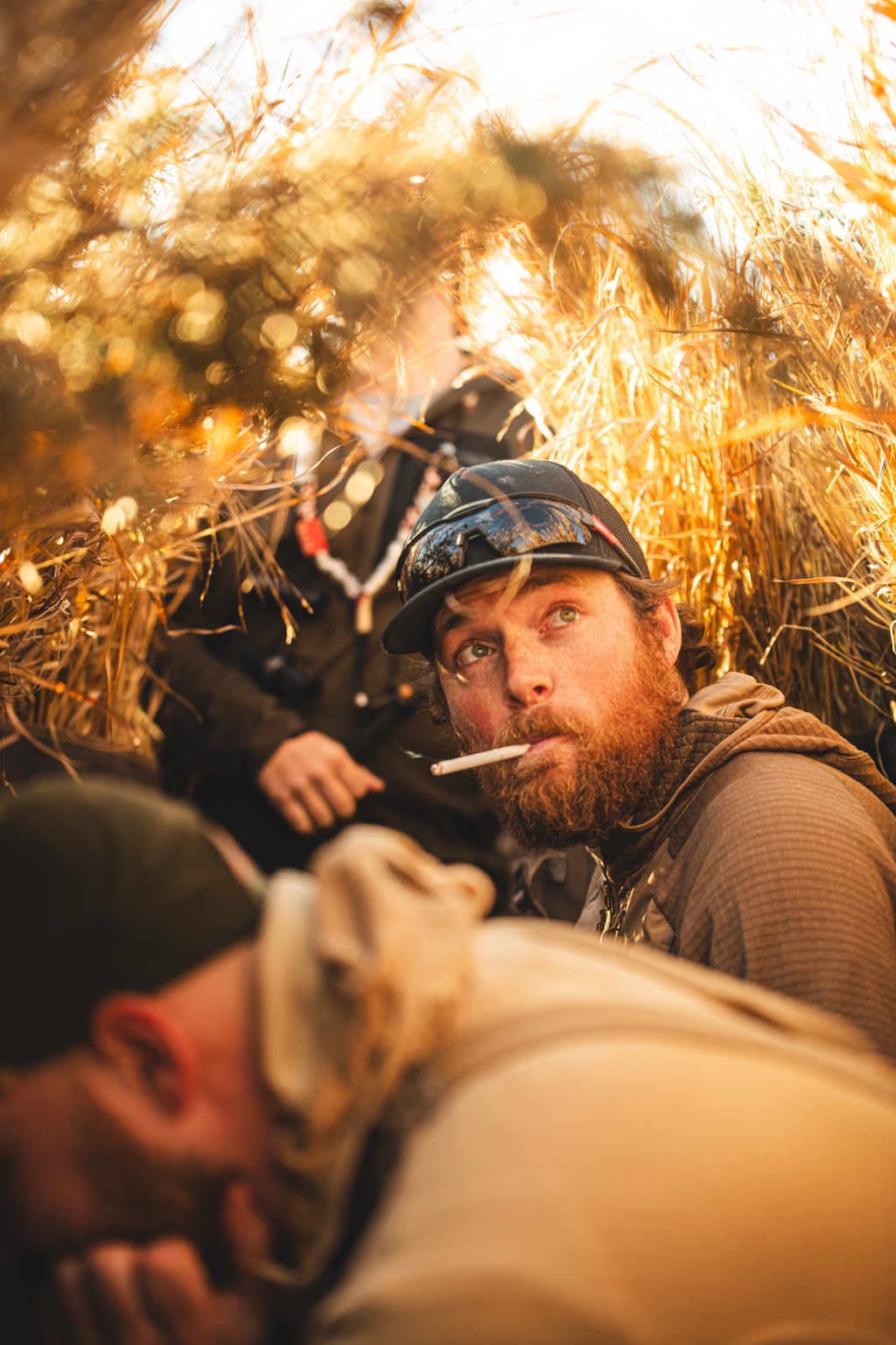 Tommy Magazeno on a hunting day in the field